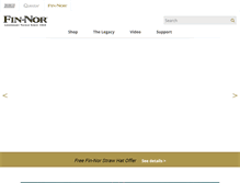 Tablet Screenshot of finnorfishing.com